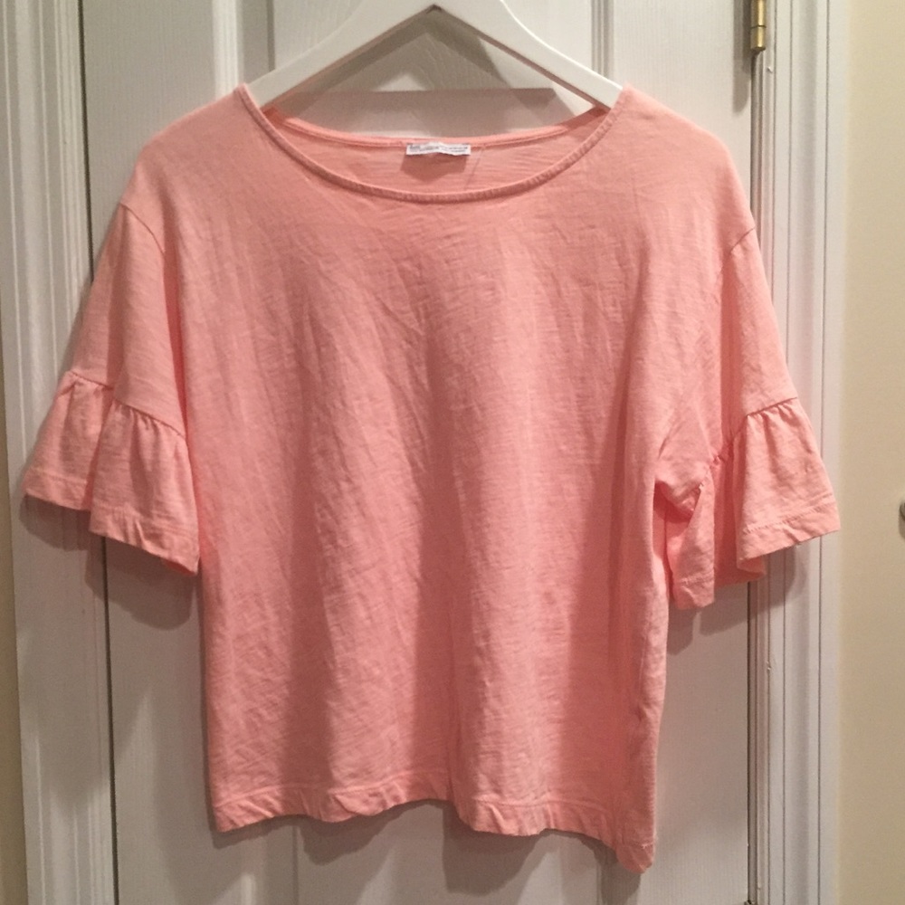 ZARA coral top size Medium
